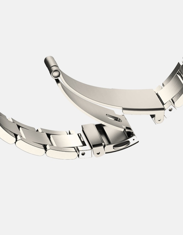 Friendie - Stainless Steel Link Bracelet Band - The Sydney - Apple Watch Compatible