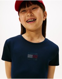 Tommy Hilfiger - Straight Punto Dress SS - Kids