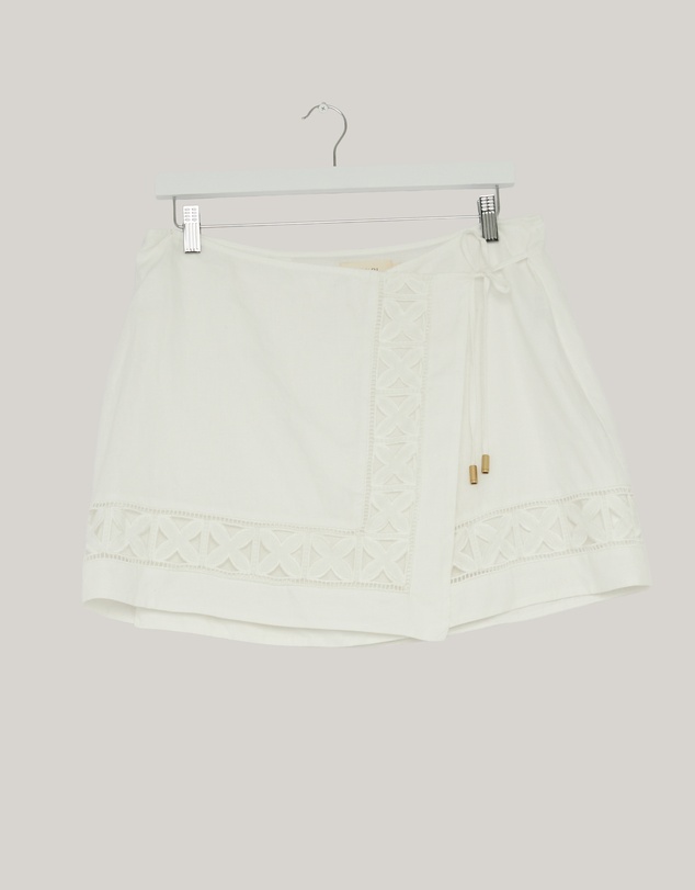 Revibe - Repaired KIVARI Marley Mini Skirt - AU 14