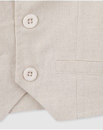 Designer Kidz - Finley Linen Vest