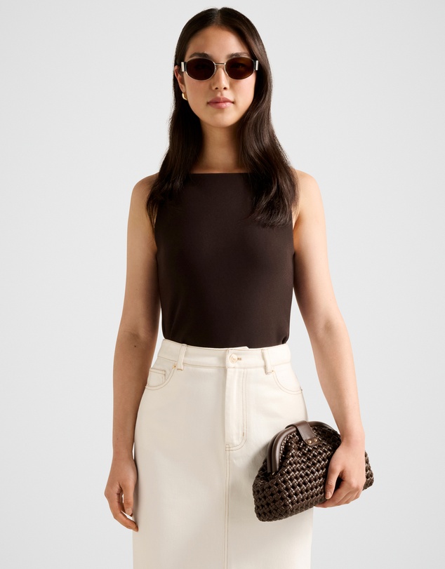 Forever New - Maisie Crepe Boat Neck Top