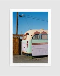 Olive et Oriel - Joshua Tree Bus by Bethany Young Art Print