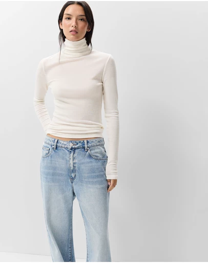 UNISON - Merino High Neck Top
