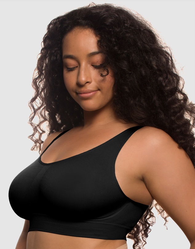 B Free Intimate Apparel - High Back Pull On Crop Top (C-D-DD-E-F-G-H) Cup