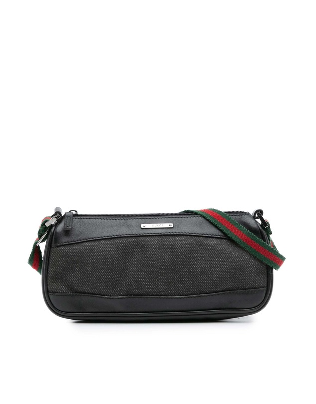 Pre-Loved by Azura Reborn - Pre-Loved Denim Web Shoulder Bag
