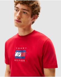 Tommy Hilfiger - Flag Graphic Jersey T-Shirt