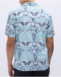 Marcs - Been A Tile Linen Blend Shirt