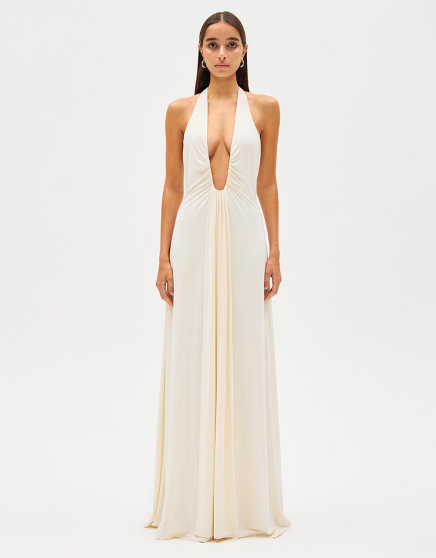 MISHA - Jennifer Cupro Maxi Dress