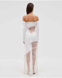 Third Form - Inhale Panel Off Shoulder Dress