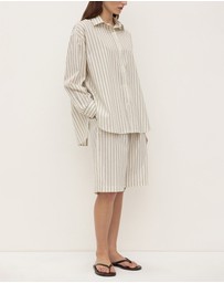 Assembly Label - Ria Stripe Long Sleeve Shirt