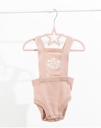 Living Textiles - 10pk Baby Coat Hangers - Stars/Pink