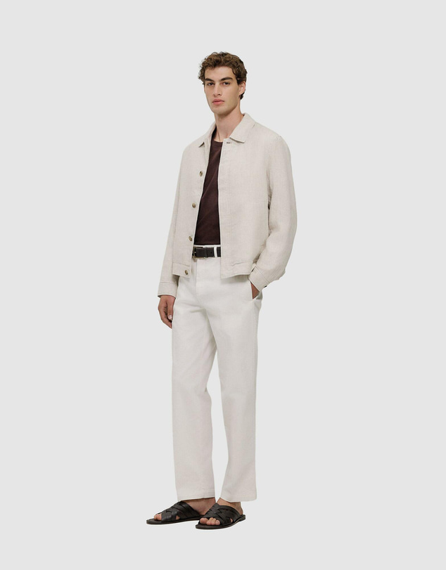 Trenery - Linen Harrington Jacket