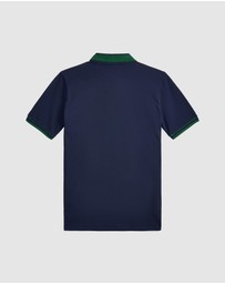 Polo Ralph Lauren - Polo Bear Cotton Mesh Polo Shirt - ICONIC EXCLUSIVE - Teens