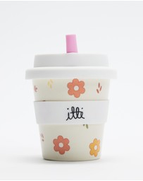itti bitti - Bamboo Reusable Baby Cino Cup With 2 Straws - Babies-Kids
