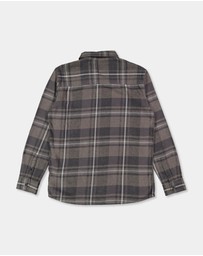 Quiksilver - Mens Scribe Plaid Long Sleeve Shirt