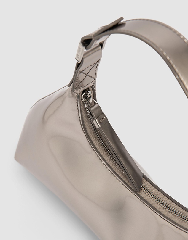 By Far - Amberette Metallic Leather Bag