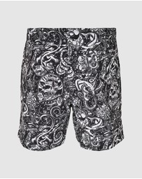 Urban Classics - Pattern Swim Shorts