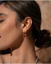Ottoman Hands - Aida Hoop Earrings