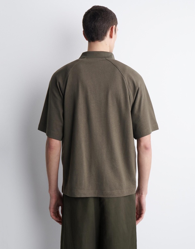 COS - Relaxed Cotton-Linen Polo Shirt