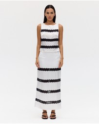Third Form - Sevin Lace Panelled Skirt