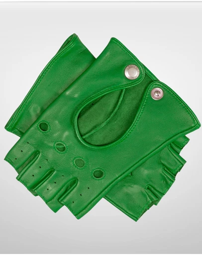 DENTS - Fingerless Leather Driving Gloves