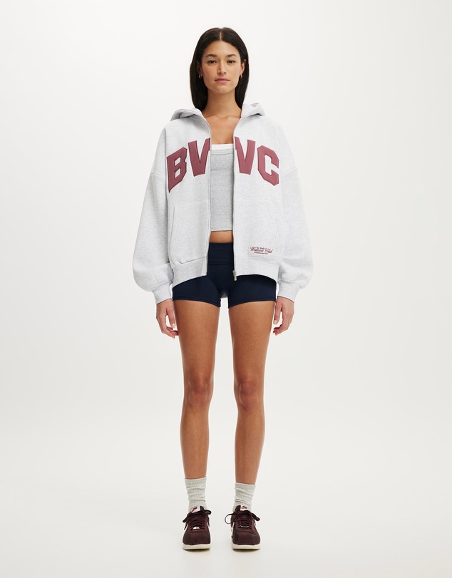 Cotton On Body Active - Plush Oversized Zip Through Hoodie