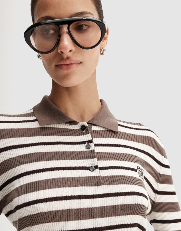 Elka Collective - Ana Long Sleeve Polo
