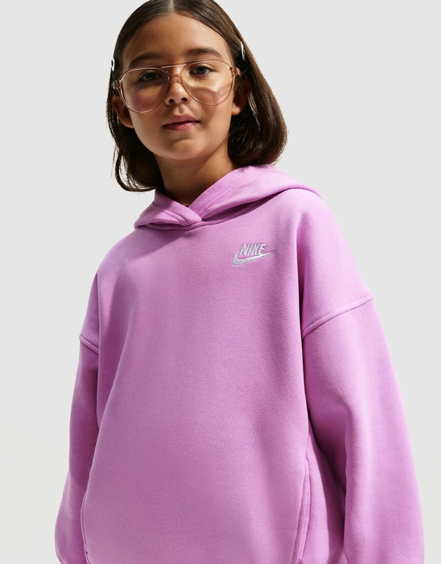 Nike - Club Fleece Oversized Pullover Hoodie - Babies-Teens
