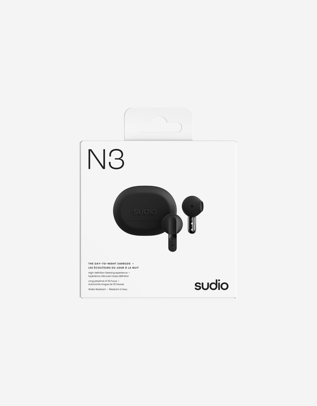 Sudio - N3 -True Wireless 5.4 Bluetooth In-Ear Headphones/Earbuds