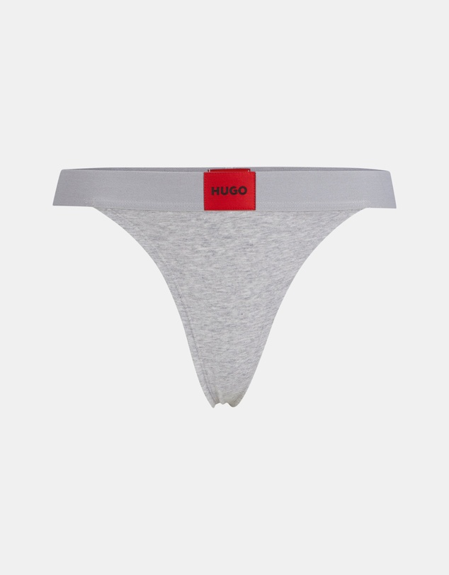 HUGO - Stretch Cotton Logo Thong