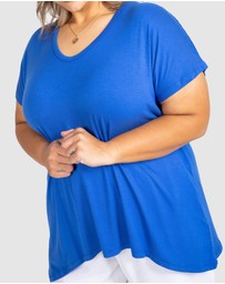 Love Your Wardrobe - Amira Extended Sleeve Swing Tee