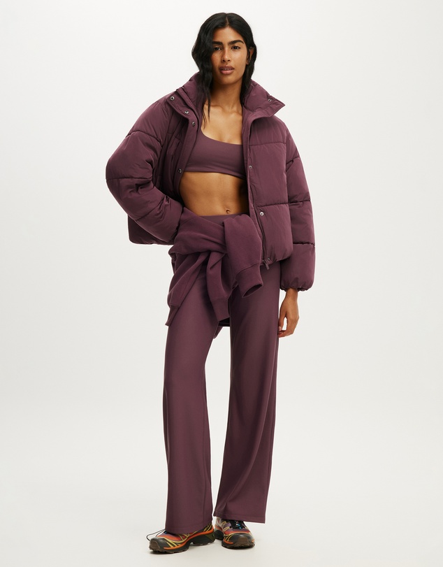 Cotton On Body Active - The Mother Puffer Funnel Neck Jacket