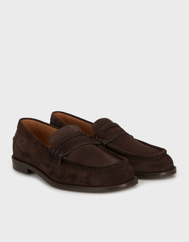 Emporio Armani - Suede Mocassino Shoes - Men's
