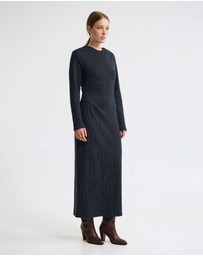 Oxford - Hartley Jacquard Stripe Knit Dress