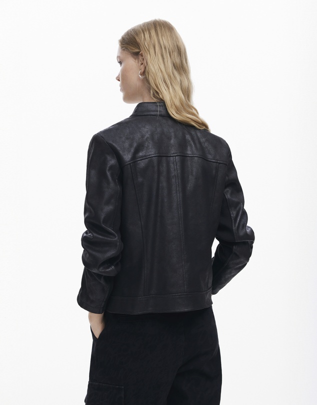 Desigual - Regular biker jacket