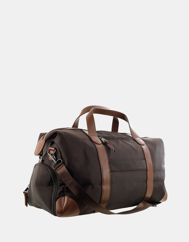 Pierre Cardin - Pierre Cardin 2-Tone Lite Overnight Bag