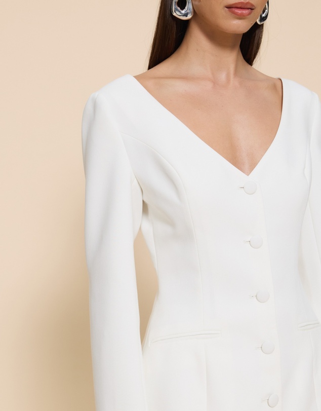 Revibe - Repaired CHANCERY Jordie Maxi Lace And Suiting Dress - AU 16