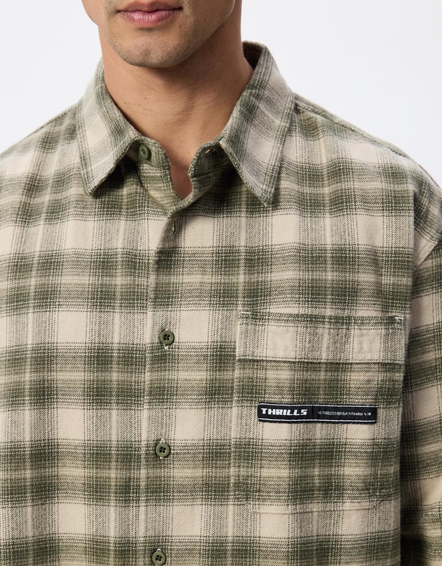 Thrills - Paradise Built Barrio Long Sleeve Flannel Shirt