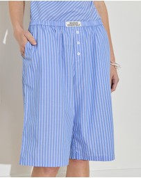 Maison Essentiele - Longline Cotton Shorts