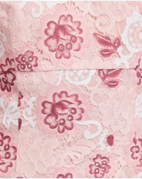 Pink Ruby - Glamerous Frill Sleeve Dress