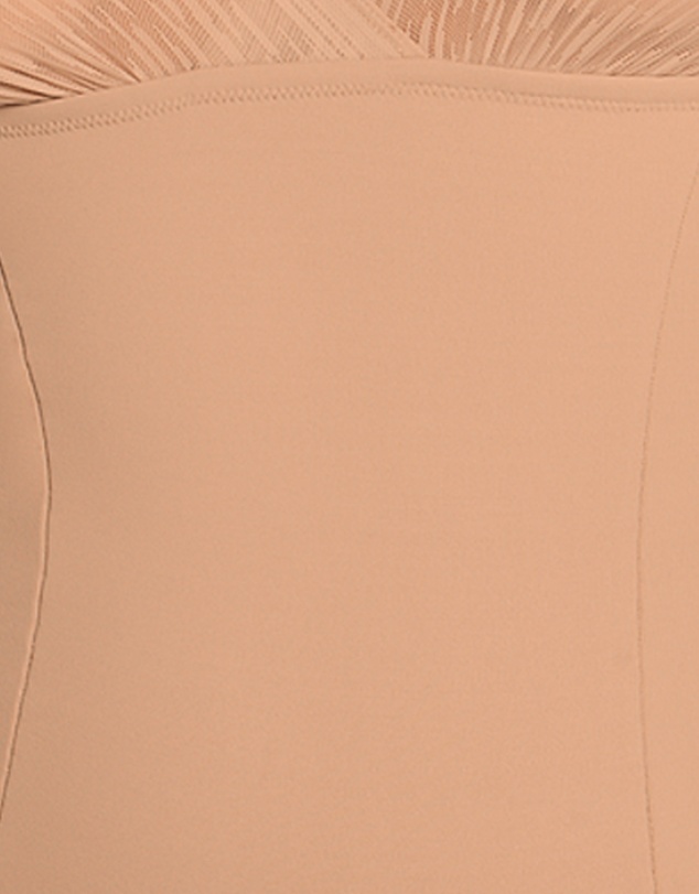 Leonisa - Sheer Stripe Detail Wirefree Sculpting Bodysuit