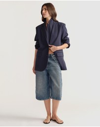Decjuba - D-Luxe Denim Long Line Shorts