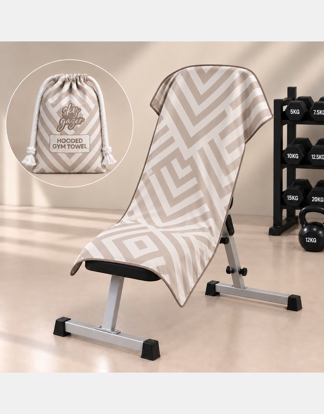Sky Gazer - Hooded Gym Towel
