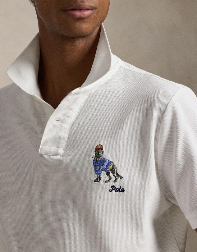 Polo Ralph Lauren - Custom Slim Fit Dog-Embroidered Polo