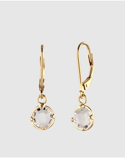 Elli Jewelry - Drop Earrings in Gold-Plated 925 Silver