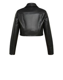 City Chic - Plus size Amira Faux Leather Jacket - black