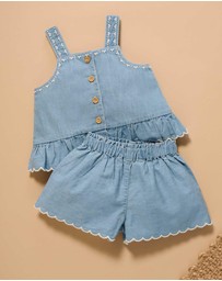 Purebaby - Chambray Set -Kids-Babies