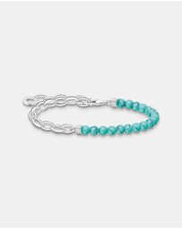 THOMAS SABO - Link Chain Turquoise Bead Bracelet