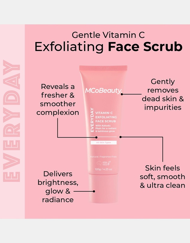 MCoBeauty - Everyday Vitamin C Exfoliating Face Scrub 120g