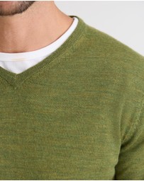 Oxford - Basic V-Neck Pure Wool Pullover
